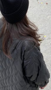 GUILTED jacket BLACK ONE SIZE