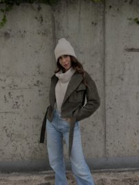 CORD jacket DARK GREEN