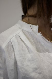 TEREZA ľanová košeľa WHITE