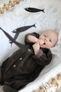 CORD overal dark brown UNISEX
