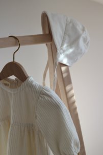 BONNET unisex cord čepček OFF WHITE