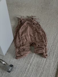 MATEJ unisex ľanový overal COCONUT